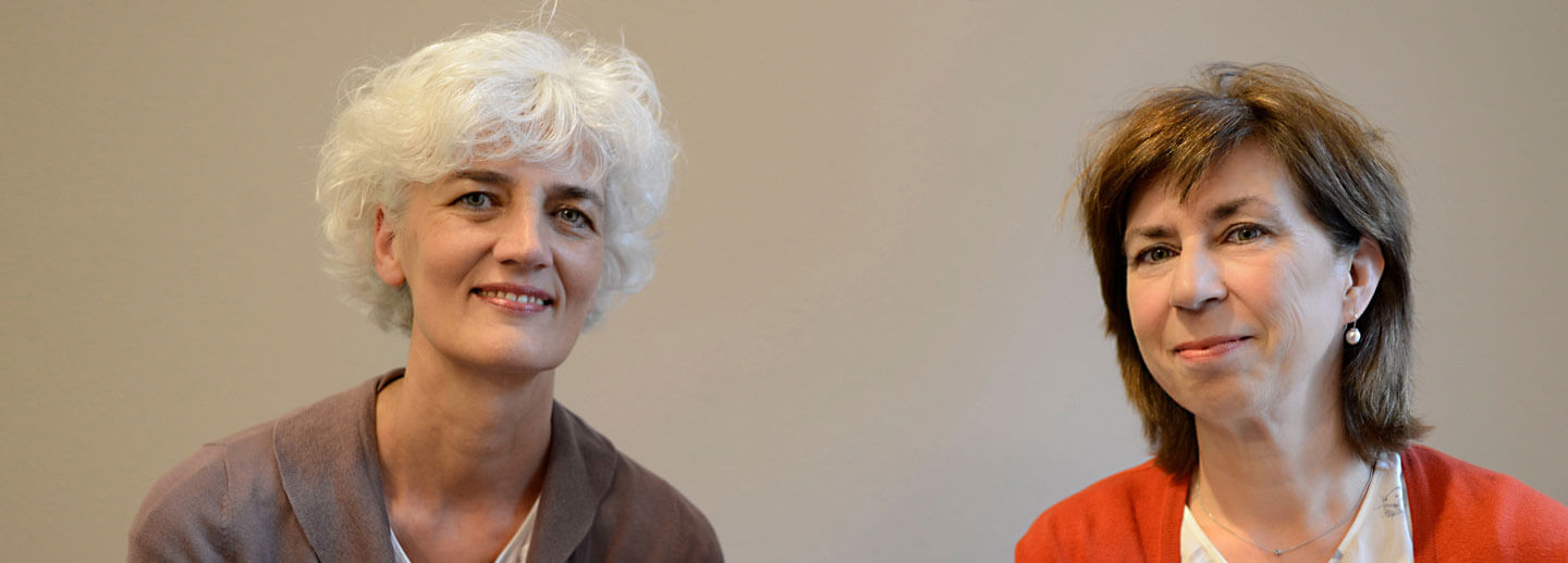 Ursula Leim und Birgit Hellwig